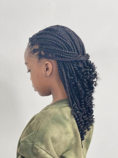 Kid box braid